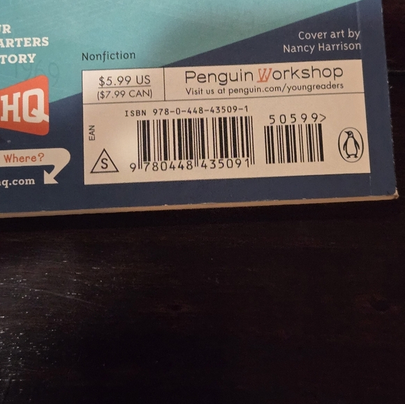 Penguin Workshop, "Who Was Eleanor Roosevelt? Nonfiction Book, Good Shape - Picture 3 of 3